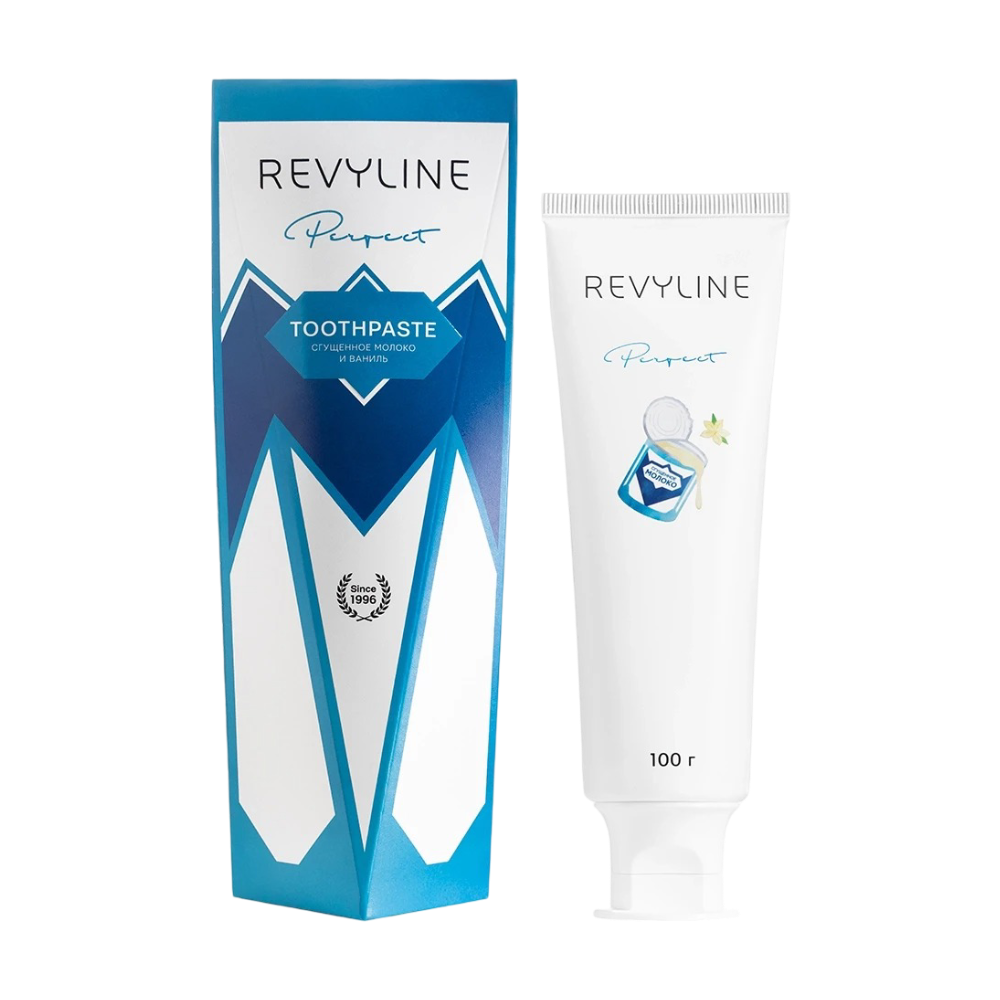 REVYLINE PERFECT TOOTHPASTE ЗУБНАЯ ПАСТА СГУЩЕННОЕ МОЛОКО И ВАНИЛЬ
