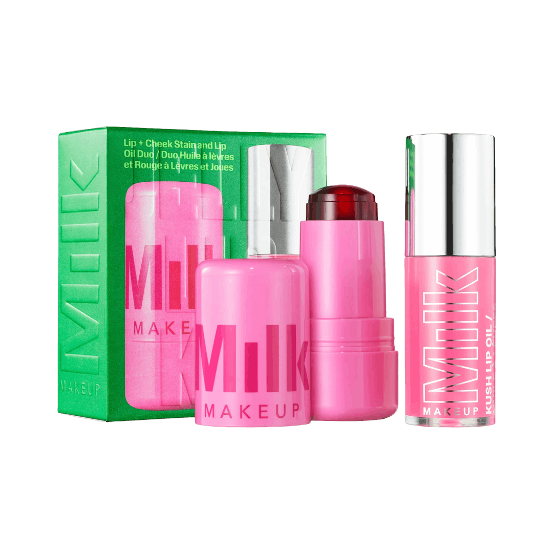 MILK MAKEUP LIP+CHEEK STAIN AND LIP НАБОР РУМЯНА+МАСЛО ДЛЯ ГУБ 