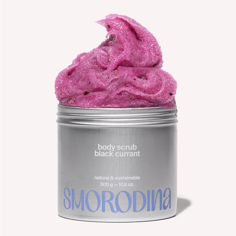 SMORODINA BODY SCRUB BLACK CURRANT СКРАБ-ЖЕЛЕ ДЛЯ ТЕЛА СМОРОДИНА  