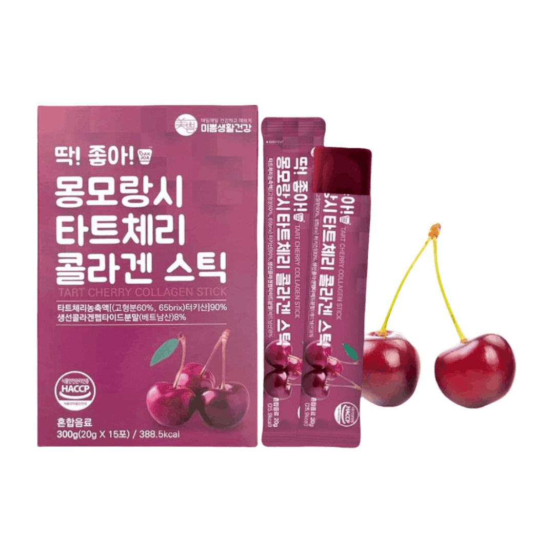 MIPPEUM TART CHERRY COLLAGEN STICK КОЛЛАГЕНОВОЕ ЖЕЛЕ СО ВКУСОМ ТЕРПКОЙ ВИШНИ