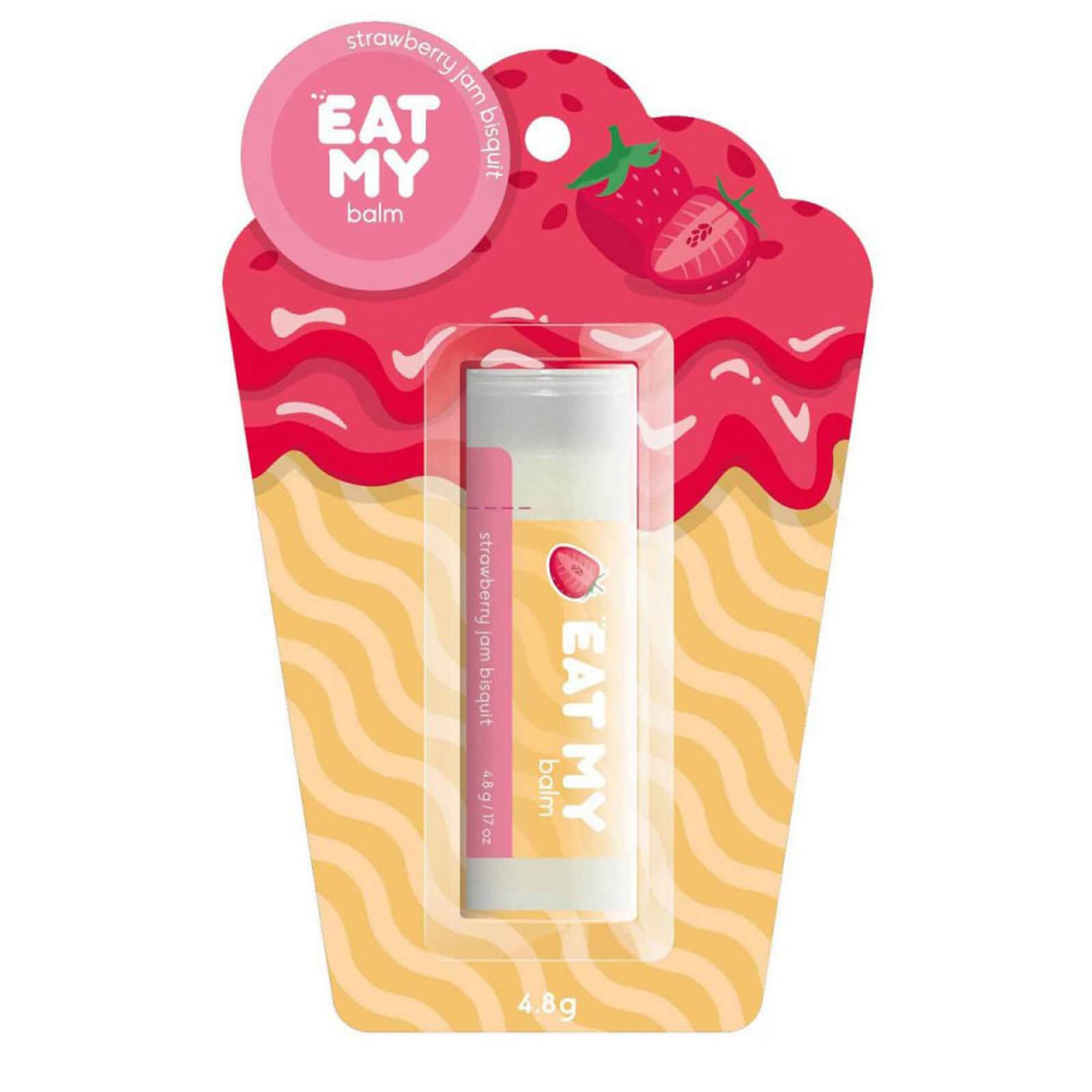 EAT MY BALM БАЛЬЗАМ ДЯ ГУБ БИСКВИТ С КЛУБНИЧНЫМ ДЖЕМОМ