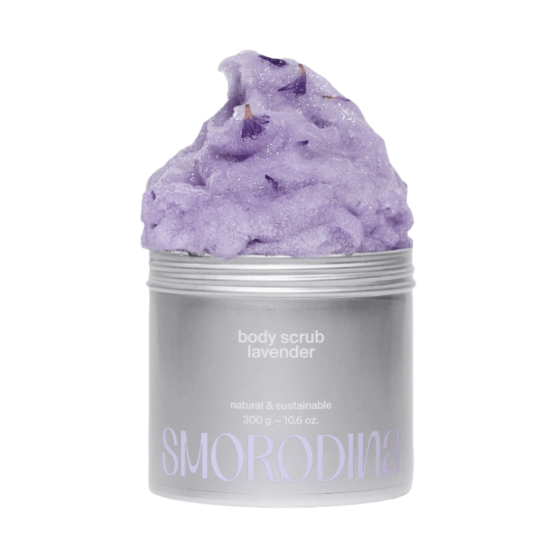 SMORODINA BODY SCRUB LAVANDER СКРАБ-ЖЕЛЕ ДЛЯ ТЕЛА ЛАВАНДОВЫЙ 