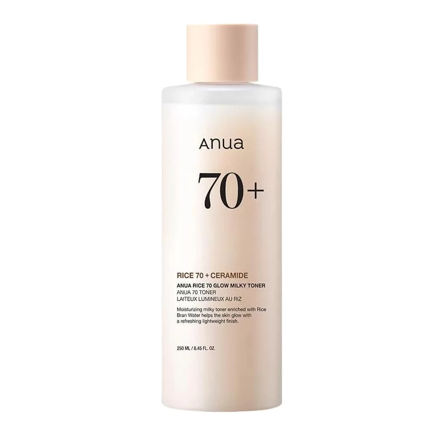 ANUA 70 RICE CERAMIDE GLOW MILKY TONER ТОНЕР C РИСОВЫМ ЭКСТРАКТОМ И КЕРАМИДАМИ