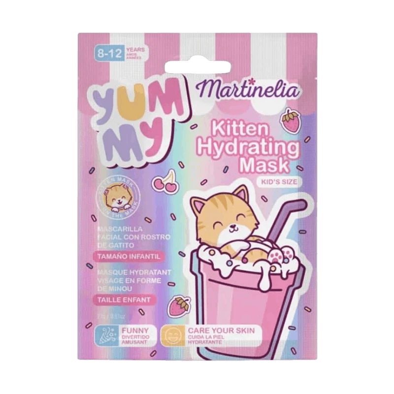 MARTINELIA KITTEN HYDRATING MASK KIDS SIZE 8+ ДЕТСКАЯ МАСКА ДЛЯ ЛИЦА